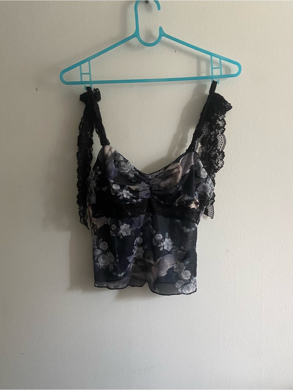 Medieval angel lace mesh grunge alt faerie tank